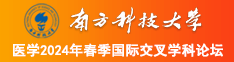 嫩草视频h在线南方科技大学医学2024年春季国际交叉学科论坛
